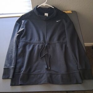 Nike Get Fit Training Golf Pullover Tunic Sweatshirt Black Small Nwot